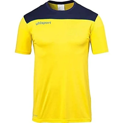 Afbeelding van Uhlsport Offense 23 Poly voetbalshirt voor heren, limoengeel/marineblauw, 140