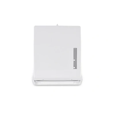Afbeelding van Funny dispenser voor 600 ZZ/V papieren handdoeken, afsluitbaar wit, 1 stuks (1 x stuks)