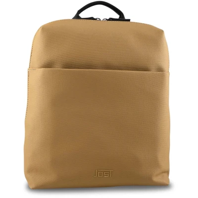 Afbeelding van JOST Vrije tijd Rugzak met laptopvak Borgholm Backpack Mustard Lichtbruin