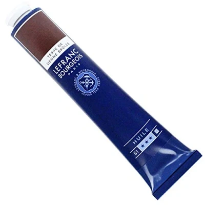 Afbeelding van Lefranc Bourgeois 810085 Fijne olieverf, gladde en sterk gepigmenteerde lichtecht, verouderingsbestendig 150ml Tube, Burnt Sienna