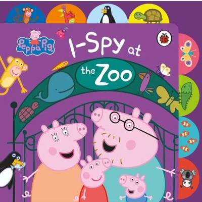 Afbeelding van Peppa Pig: I Spy at the Zoo: Tabbed Board Book