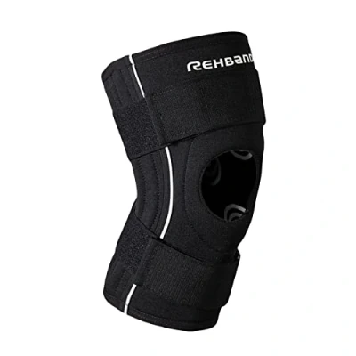 Afbeelding van Rehband UD Knieorthese, 1 stuk, kniebrace, patelopening 5 mm neopreen, klittenbandsluiting, kleur: zwart, maat: L