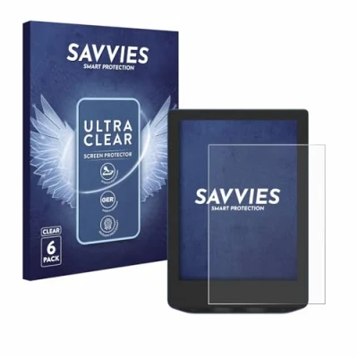 Afbeelding van Savvies Screenprotector voor PocketBook Verse Pro Color Folie Beschermfolie transparant (6 Stuks)