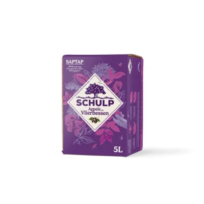 Afbeelding van Schulp Appel vlierbes Saptap, 5000 ml