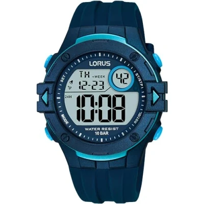 Afbeelding van Lorus R2325PX9 digitaal horloge Quartz horloges Blauw