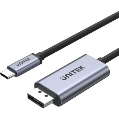 Afbeelding van Kabel USB C naar DisplayPort Unitek V1409A Mannelijk/Mannelijk 2 m