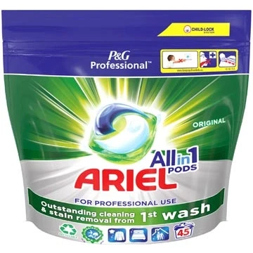 Afbeelding van Ariel Professional wasmiddel All in 1 Regular, pak van 45 capsules
