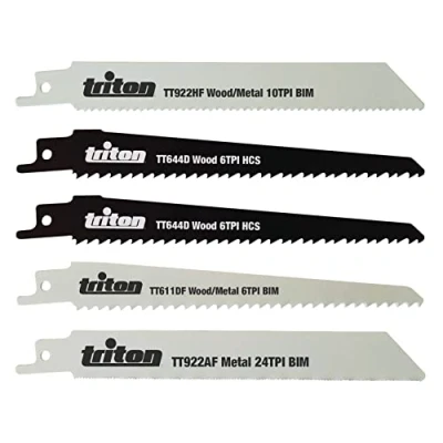 Afbeelding van Triton 5 delige reciprozaagblad set 150 mm