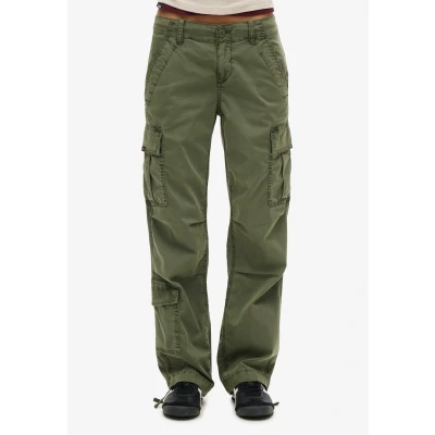 Afbeelding van Superdry Cargobroek, Dames, Maat: 28, Thyme green