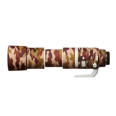 Afbeelding van EasyCover Lens Oak lensbescherming cameralensbescherming Canon RF 200 800mm F/6.3 9 IS, bruine camouflage, Lensetui