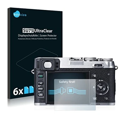 Afbeelding van Savvies (6 Stuks) Schermbeschermer voor Fujifilm X100S Screen Protector Ultra Transparant