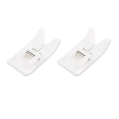 Afbeelding van Jopto 2 Stks Teflon Zig zag Non Stick Naaimachine Presser Voet voor Alle Lage Schacht Snap On Broer, Babylock, Singer, Euro Pro, Janome, Kenmore, Wit, Juki, Nieuw Huis, Eenvoud, Elna Binnenlandse Naaimachines