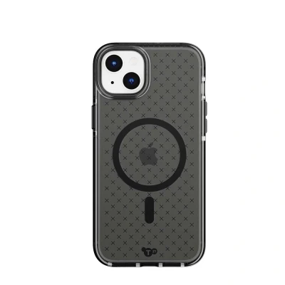 Afbeelding van Tech21 Evo Check MagSafe iPhone 15 Plus smokey/zwart