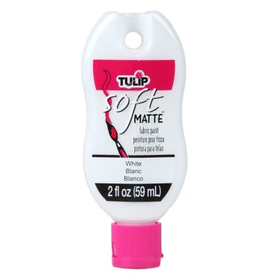 Afbeelding van Duncan Tulip Soft Fabric Paint 2 Oz, Mat Wit, One size