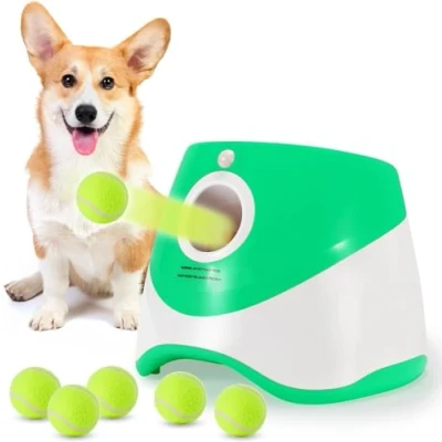 Afbeelding van Automatische Ball Launcher Dog Thrower Machine Hyper Fetch Met 6 Ballen (Size : B)