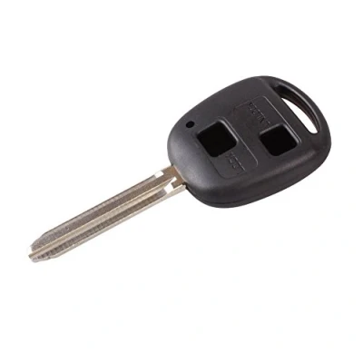 Afbeelding van Sleutelhoes voor Toyota Avalon Avensis Camry Corolla Prado RAV4 Yaris 2 Knops Plip Afstandsbediening met Blade Phonillico®