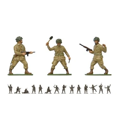 Afbeelding van 1:32 Airfix 02711V WWII U.S. Paratroops Figures Plastic Modelbouwpakket