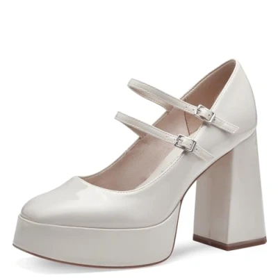 Afbeelding van Tamaris Dames 1 22405 42 pumps, ivoor, 40 EU, EU