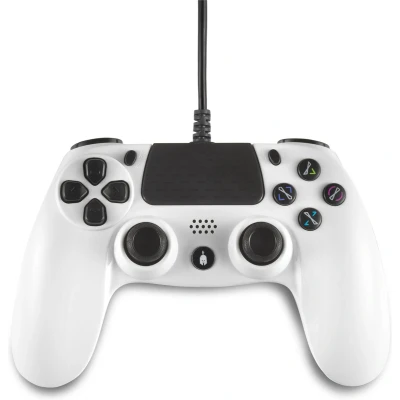 Afbeelding van Hoplite Wired Controller Wit PC &amp; PS4
