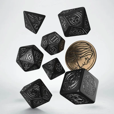 Afbeelding van The Witcher Polydice set Yennefer Obsidian Star