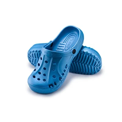 Afbeelding van ESTRO Klompen Heren Tuinklompen Dames Unisex Sanitaire Tuinschoenen Gom Schoenen Zomer A78 (38, Blauw)