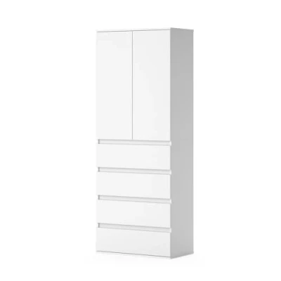 Afbeelding van Vicco ClausKledingkast 74 x 191.5 cm met 4 laden Wit