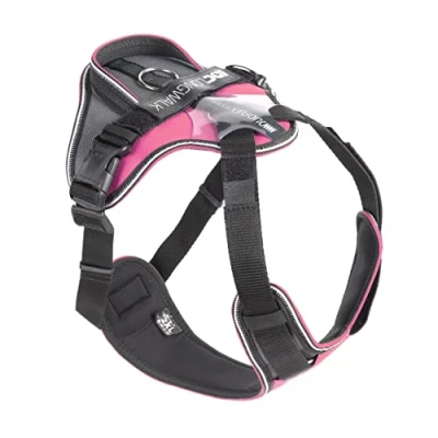 Afbeelding van IDC Longwalk Hondentuig, Maat: 2XL, Roze Grijs