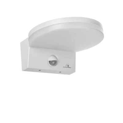 Afbeelding van Maclean LED wandlamp met PIR bewegingsmelder, wit, 15W, IP65, 1560lm, neutraal wit (4000K) MCE344