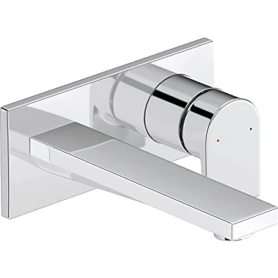 Afbeelding van Duravit Tulum by Starck afbouwdeel v. inbouw wandkraan chroom