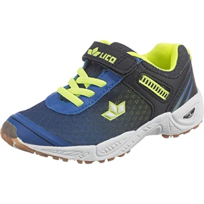 Afbeelding van LICO BARNEY VS uniseks kind Multisport indoorschoenen , Blauw / zwart limoen, 41 EU