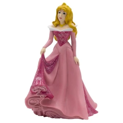 Afbeelding van Bullyland 12843 Speelfiguur Aurora uit Walt Disney Doornroosje, ca. 10 cm, zeer gedetailleerd, ideaal als taartfiguur en klein cadeautje voor kinderen vanaf 3 jaar
