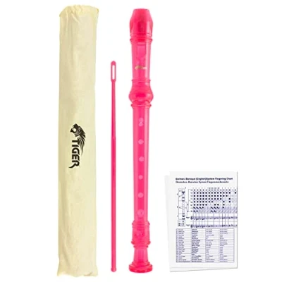 Afbeelding van TIGER REC7 PK blokfluit voor kinderen roze