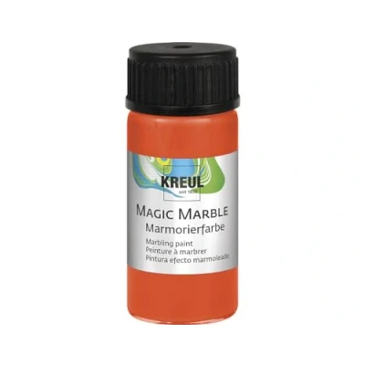 Afbeelding van KREUL Oranje Magic marble Marmer effect verf 20ml voor eindeloze toepassingen zoals toepassingen, van achtergronden schilderijen tot gitaren