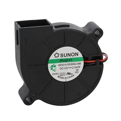 Afbeelding van Sunon MF50151VX A99 Radiale ventilator, 50 x 15 mm, DC 12V, 6000 rpm, 42dBA, vapolager, 2 geleiders