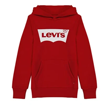 Afbeelding van Levi&#039;s Kids Jongens Lvb Batwing Screenprint Hoodie, Levis rood/wit, 6 Jaar