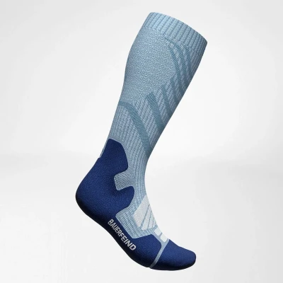 Afbeelding van Bauerfeind Outdoor Merino Compression Socks, Men, Ocean Blauw, 38 41, S 1 Paar