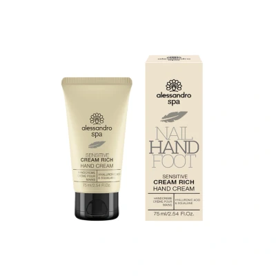 Afbeelding van Alessandro SPA HAND Cream Rich Sensitive 75 ml Nagelverzorging Beautytasting