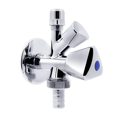 Afbeelding van VARIOSAN Combi hoekventiel 11114, DN 15, 1/2&quot;, zelfdichtend, verchroomd