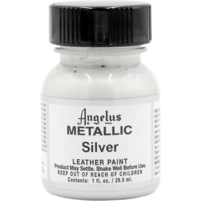 Afbeelding van Angelus leerverf Zilver 29,5ml