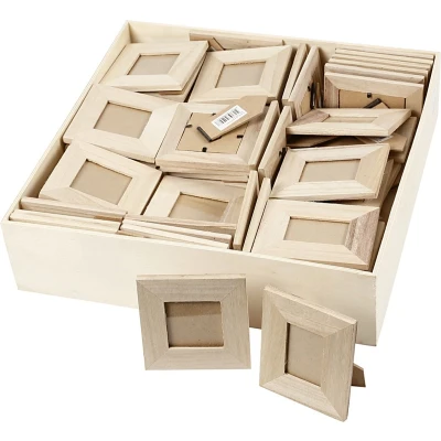 Afbeelding van Creativ Company Houten Lijsten in 2 Maten, 80st.