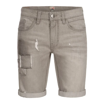 Afbeelding van Indicode Jeans Roberts Jeansshort, Heren, Maat: 3XL, Lt grey