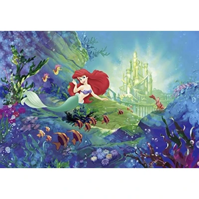 Afbeelding van Komar Fotobehang Ariel&#039;s Castle 368x254 cm (breedte x hoogte), inclusief pasta (set)