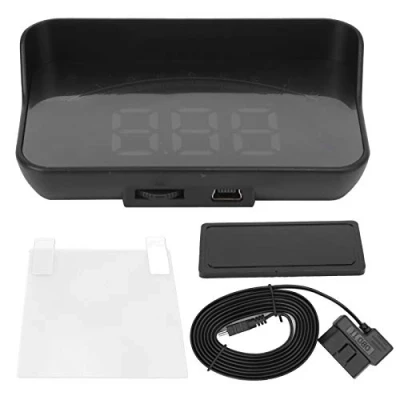 Afbeelding van EBTOOLS Head up display voor auto, universele auto High Definition OBD HUD Voorruit Projector Overspeed Beveiligingsalarm