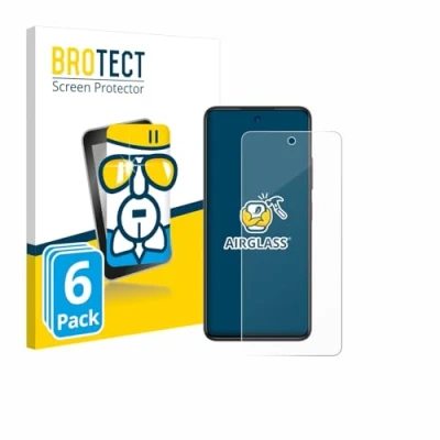 Afbeelding van BROTECT Screenprotector voor ZTE Blade A75 4G Folie Beschermfolie Beschermglas transparant (6 Stuks)