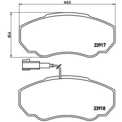 Afbeelding van Brembo Remblokset P 23 091