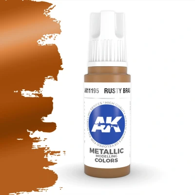 Afbeelding van Rusty Brass Metallic Modelling Colors 17ml AK11195