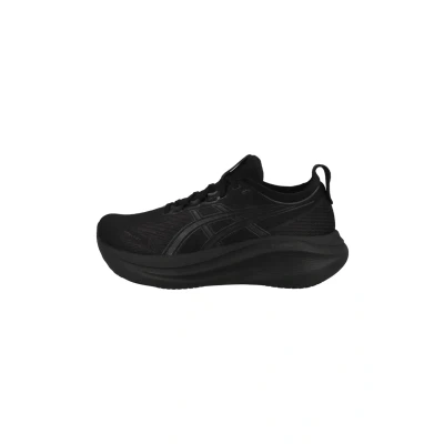 Afbeelding van Asics Gelnimbus 27 Hardloopschoenen voor op de weg, Heren, Maat: 44, Black graphite grey Kunststof