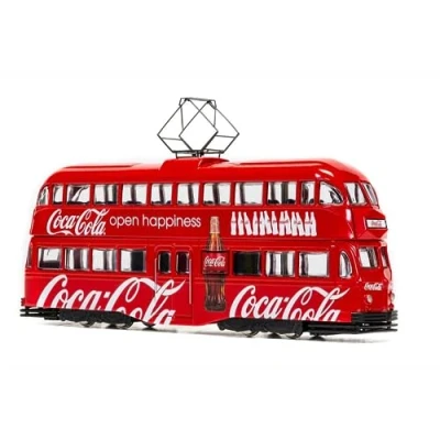 Afbeelding van Corgi Coca Cola dubbeldekkertram. Auto&#039;s. Cola, Rood, CC43515