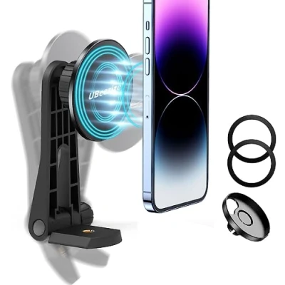 Afbeelding van UBeesize Mobiele Telefoonhouder Statief, Magnetische Telefoon Statiefhouder Statieven Compatibel met MagSafe Cases en iPhone 15/14/13 Pro Max