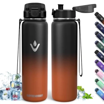 Afbeelding van thermosfles, 500 ml, BPA vrij, dubbelwandige isolatie, thermosfles voor kinderen, drinkfles, roestvrij staal, drinkfles van staal sport, school, kantoor